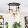 Gastor Plafonnier, Boule lumineuse 45 cm Ambre, Clair, 5 lumières