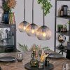 Koyoto Suspension, Boule lumineuse, Suspension Ambre, Clair, 3 lumières