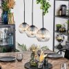 Koyoto Suspension, Boule lumineuse, Suspension Ambre, Clair, 3 lumières
