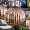 Koyoto Suspension, Boule lumineuse, Suspension Cuivré, 3 lumières