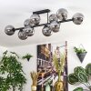 Gastor Plafonnier, Boule lumineuse Fumé, 10 lumières