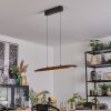 Fugelsta Suspension, Suspension LED Noir, 1 lumière