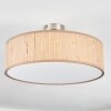 Foggia Plafonnier Nickel mat, 3 lumières