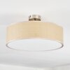 Foggia Plafonnier Nickel mat, 3 lumières