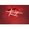 Plafonnier Leuchten Direkt LOLA-SIMON LED Acier inoxydable, 2 lumières, Télécommandes, Changeur de couleurs