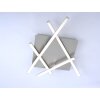 Plafonnier Leuchten Direkt LOLA-SIMON LED Acier inoxydable, 2 lumières, Télécommandes, Changeur de couleurs