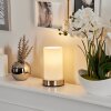 Lampe de table Youd Nickel mat, 1 lumière