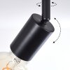 Plafonnier Cacoq Noir, 4 lumières