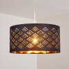 Suspension Samares Nickel mat, 1 lumière