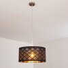 Suspension Samares Nickel mat, 1 lumière