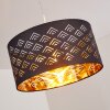 Suspension Samares Nickel mat, 1 lumière