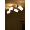 Spot de plafond Reality Acier inoxydable, Blanc, 4 lumières