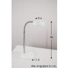 Lampe de table Reality LED Blanc, 1 lumière