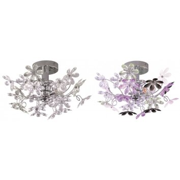 FLOWER Luminaires Reality Chrome, 2 lumières