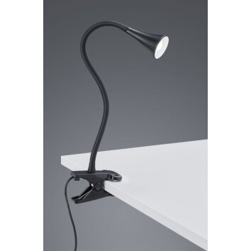 Lampe â clipper Reality VIPER LED Noir, 1 lumière