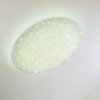 Deckenleuchte Plafonnier LED Blanc, 1 lumière, Télécommandes