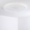 Deckenleuchte Plafonnier LED Blanc, 1 lumière, Télécommandes