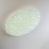 Deckenleuchte Plafonnier LED Blanc, 1 lumière, Télécommandes