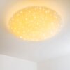 Deckenleuchte Plafonnier LED Blanc, 1 lumière, Télécommandes