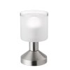 Lampe à poser Reality Gral Nickel mat, 1 lumière