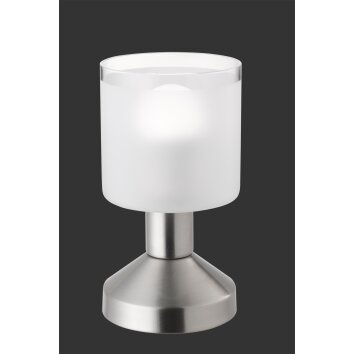 Lampe à poser Reality Gral Nickel mat, 1 lumière