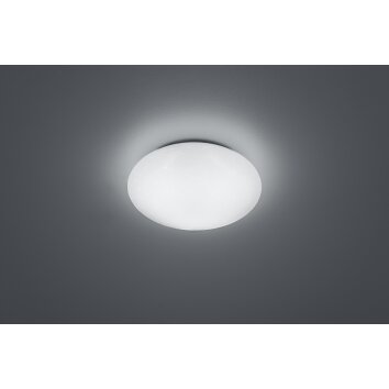 Plafonnier Reality Putz LED Blanc, 1 lumière