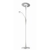 Quebec Lampadaire, Lampadaire Luminaires Trio LED Nickel mat, 1 lumière