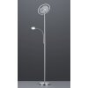 Lampadaire Reality Ackbar LED Nickel mat, 1 lumière