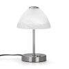 Lampe à poser Reality QUEEN LED Nickel mat, 1 lumière
