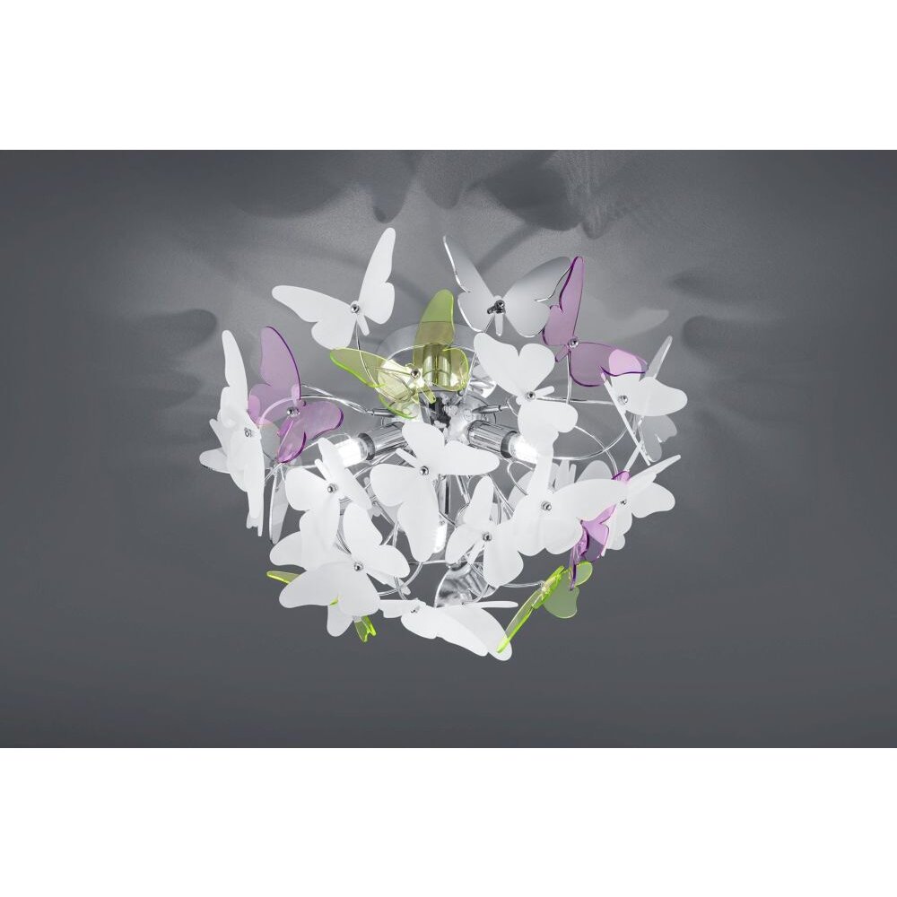 Plafonnier Reality BUTTERFLY Chrome, 3 lumières main product photo