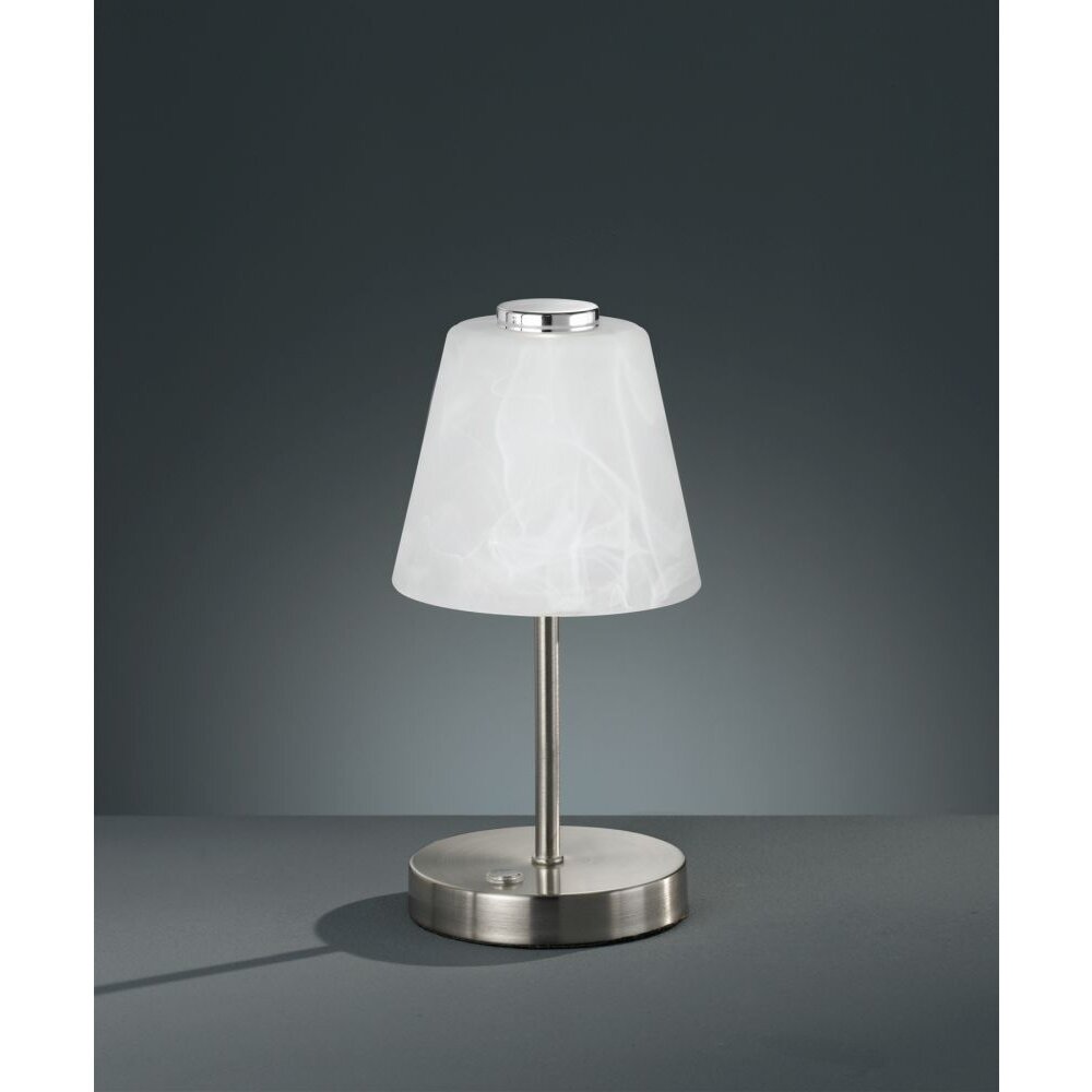 Lampe à poser Reality EMMY LED Nickel mat, 1 lumière main product photo