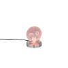Lampe à poser Reality SMILEY LED Chrome, 1 lumière, Changeur de couleurs