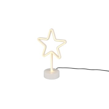 Lampe à poser Reality STAR LED Blanc, 1 lumière