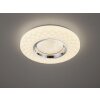 Plafonnier Reality MAGNOLIA LED Blanc, 1 lumière, Télécommandes