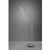 Lampadaire Reality Reed LED Nickel mat, 5 lumières