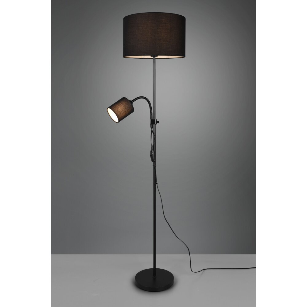 Lampadaire Reality Owen Noir, 2 lumières main product photo
