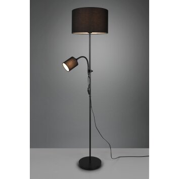 Lampadaire Reality Owen Noir, 2 lumières