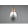 Suspension Reality Jagger Brun foncé, Nickel mat, 1 lumière