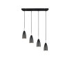 Suspension Reality Farin Noir, 4 lumières