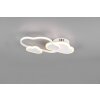 Plafonnier Reality Cloudy LED Blanc, 1 lumière, Télécommandes, Changeur de couleurs