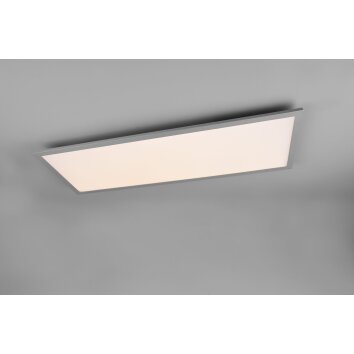 Plafonnier Reality Alpha LED Titane, 1 lumière