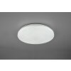 Plafonnier Reality Kira LED Blanc, 1 lumière, Télécommandes, Changeur de couleurs