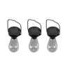 lampe solaire Reality Campus LED Noir, 3 lumières