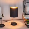 Lampe de table Varmo Noir, 1 lumière Lampe de table Varmo Noir, 1 lumière