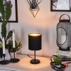 Lampe de table Varmo Noir, 1 lumière Lampe de table Varmo Noir, 1 lumière
