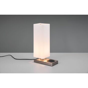 Lampe de table Reality Haley Nickel mat, 1 lumière