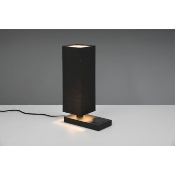 Lampe de table Reality Haley Noir, 1 lumière