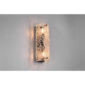 Applique murale Reality Lovis Noir, 2 lumières