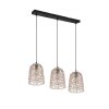 Suspension Reality Lovis Noir, 3 lumières
