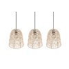 Suspension Reality Lovis Noir, 3 lumières